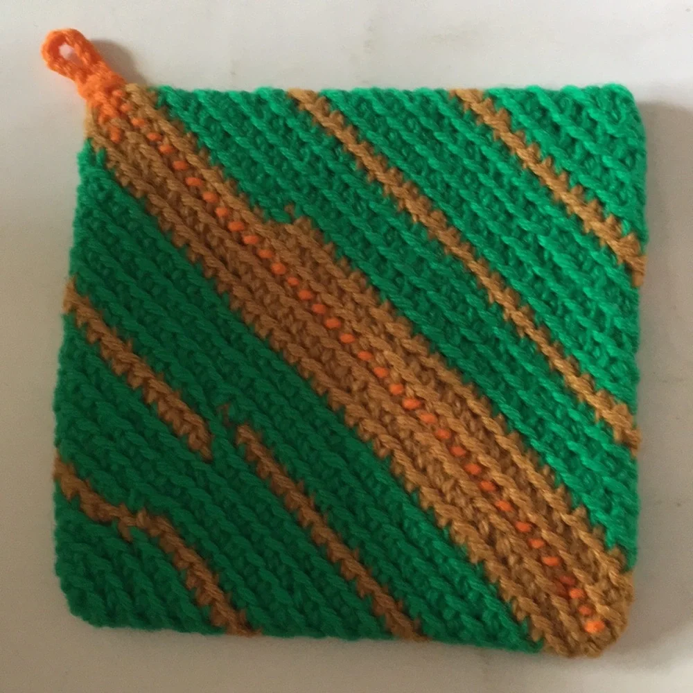 🐠 2 handcrafted potholders